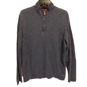 Ted Baker  Grayish Purple  Size 4 Quarter Zip Pullover Mens